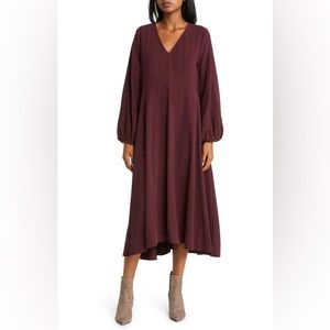 NWT Nordstrom Burgundy Dress